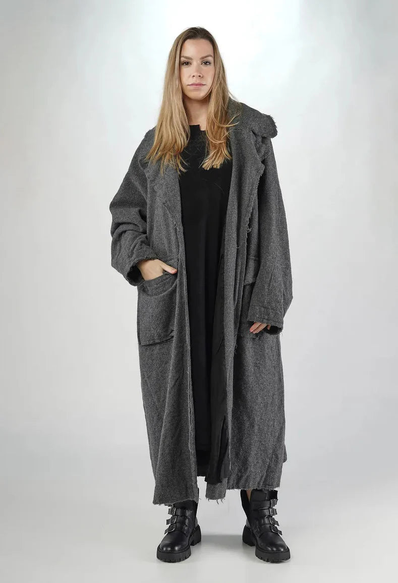 BLACK LABEL ABRIGO LARGO DE LANA 328 12 04