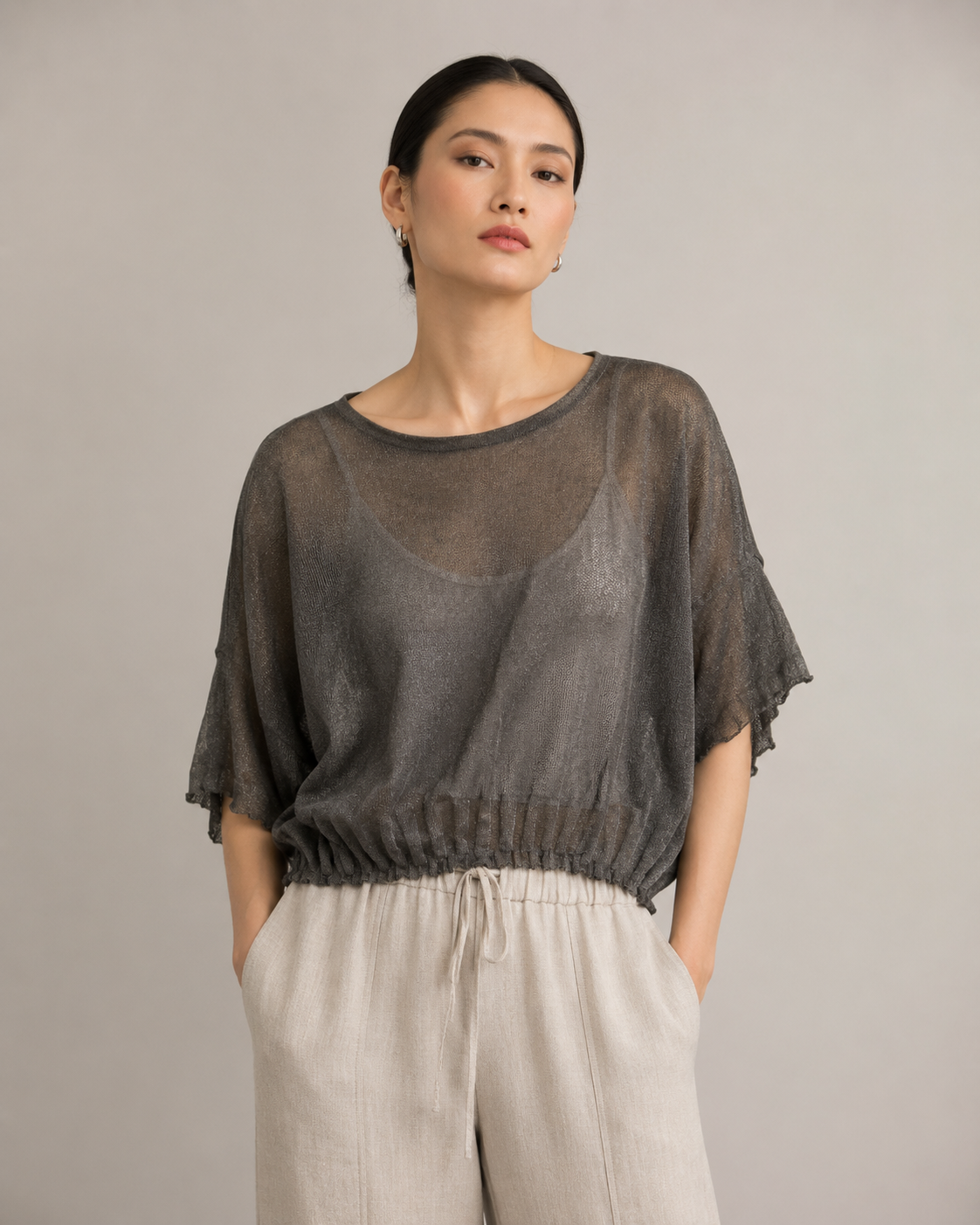 LURDES BERGADA CAMISETA DE HILO U26 821