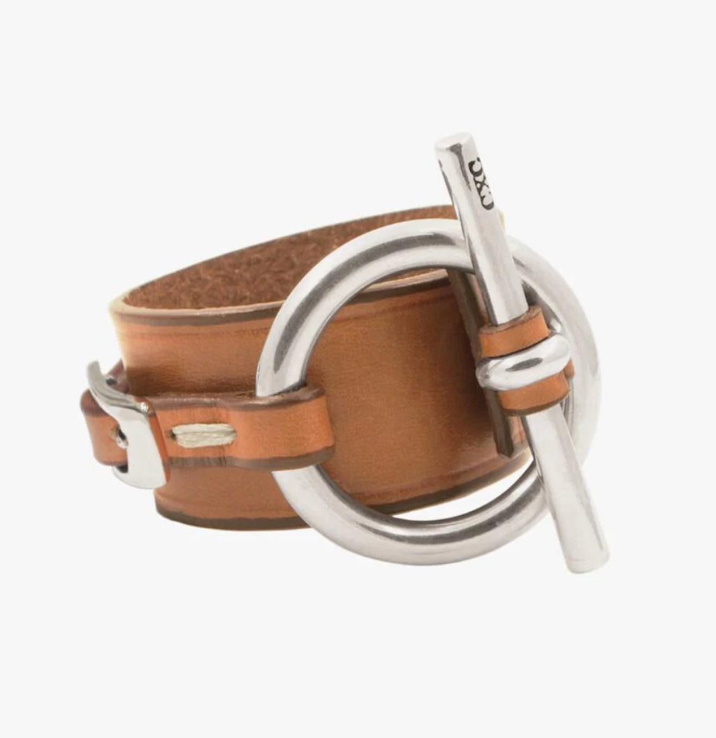 CXC Pulsera Omega cuero