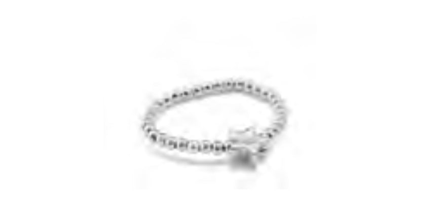 VESTOPAZZO Anillo aluminio con dije