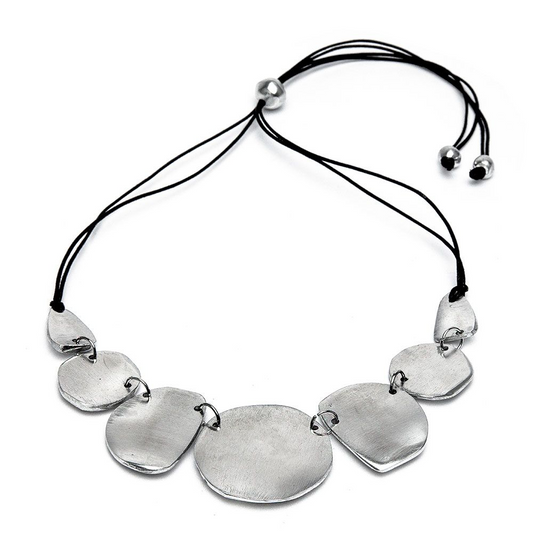 VESTOPAZZO COLLAR DE HILO CON PLACAS AL02179