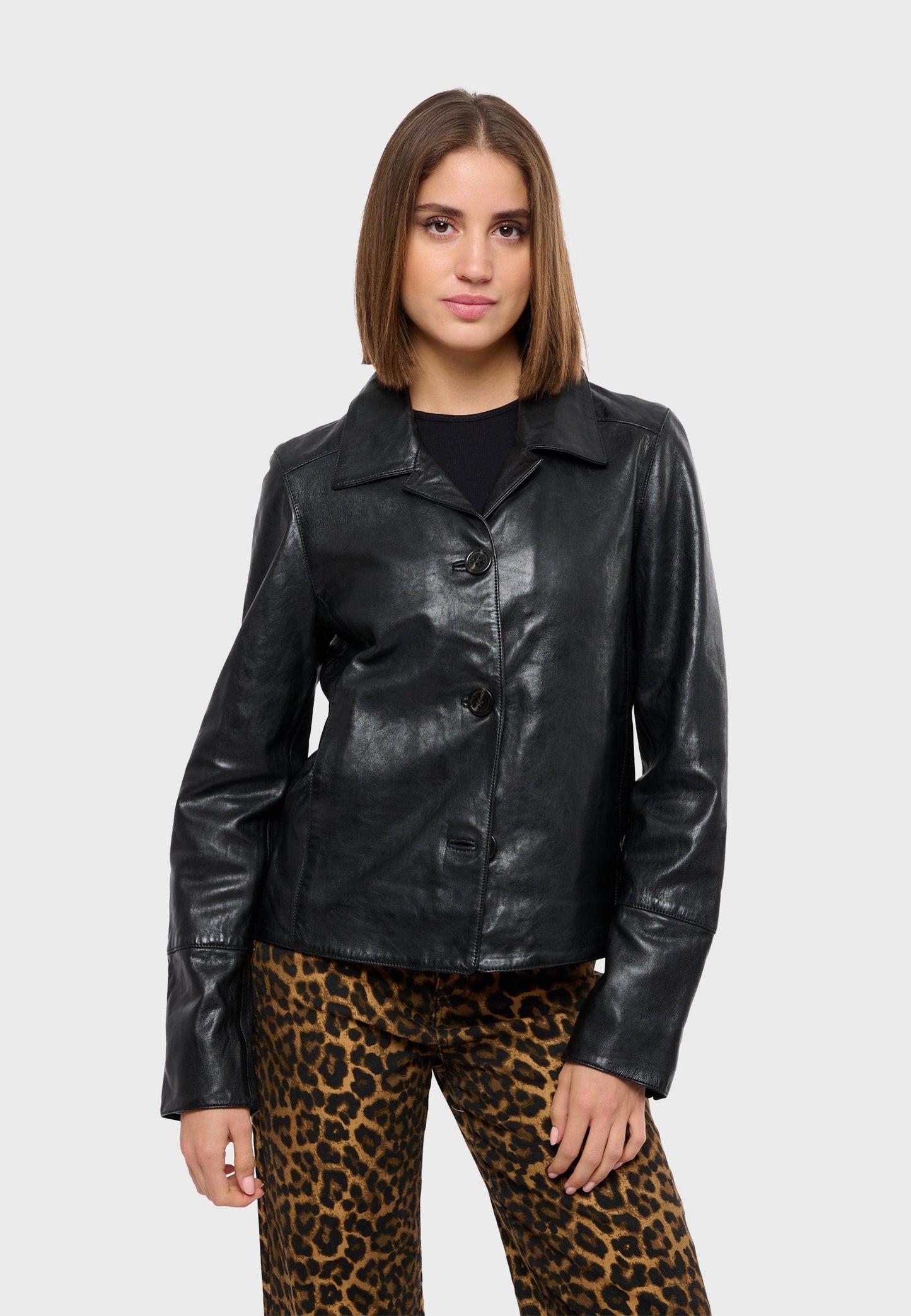 OAKWOOD CHAQUETA DE PIEL LEXIA 64966
