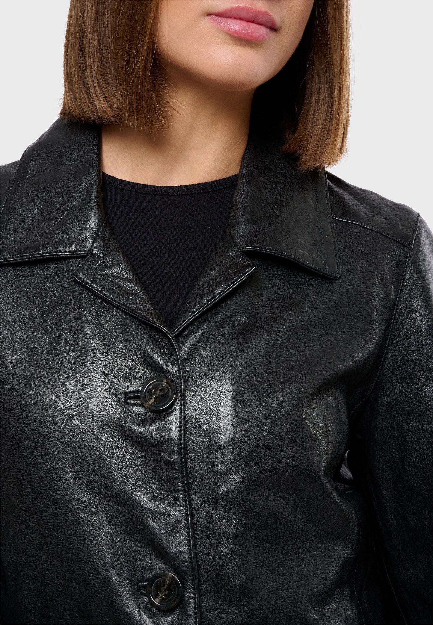 OAKWOOD CHAQUETA DE PIEL LEXIA 64966