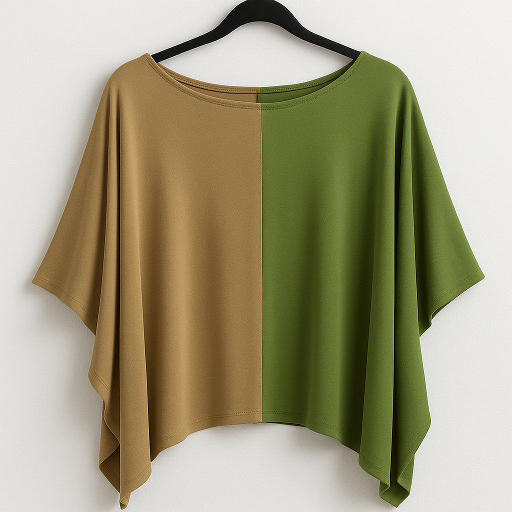 NEGRO CAMISETA ASIMÉTRICA