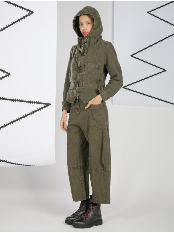 LURDES BERGADA PANTALON GABARDINA ENVEJECIDA M25 360