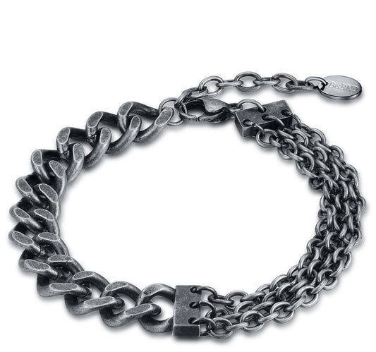 BRAND Brazalete: cadena negra