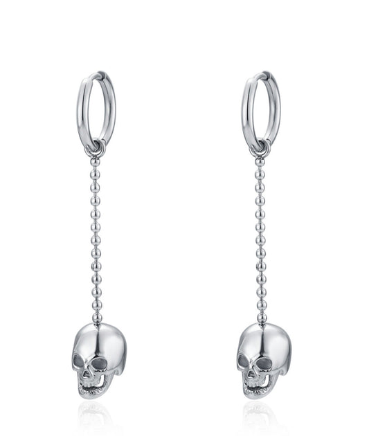 BRAND Pendientes / calavera largos