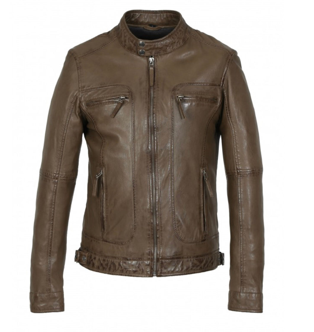Chaqueta de cuero