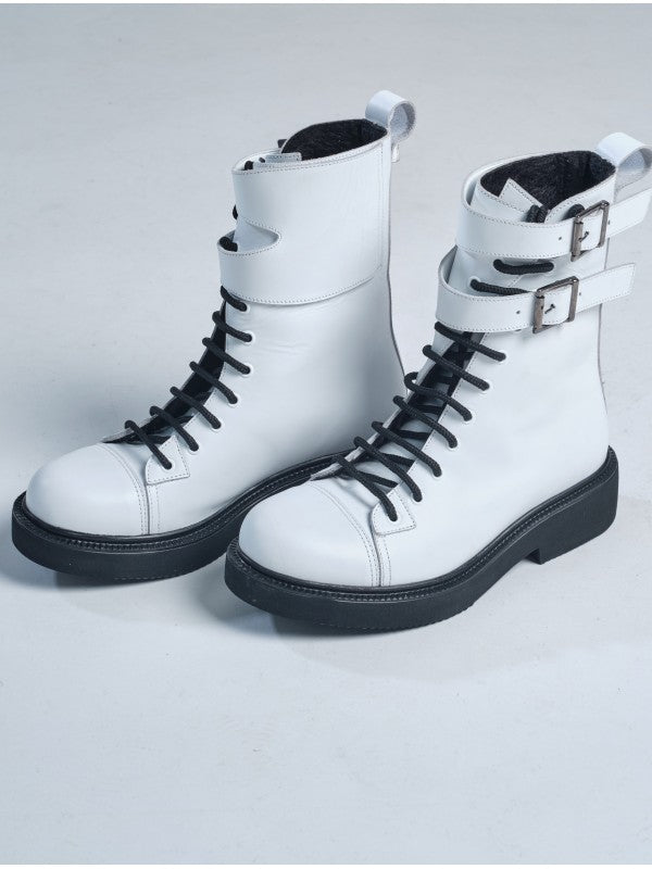 Botas blancas- M21-607