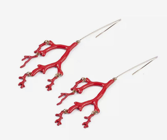 Pendientes corales