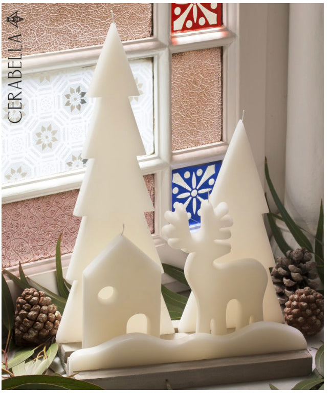 AMELIA Xmas Theatre ( paisaje) - Velas x 6