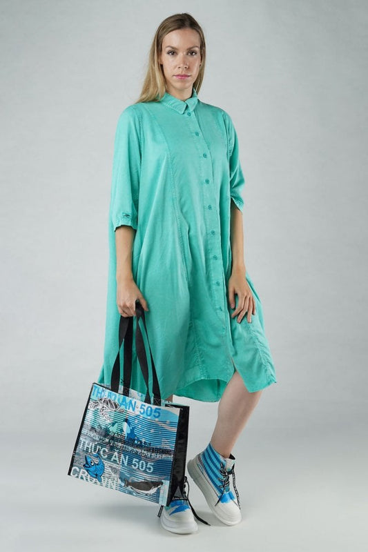 BLACK LABEL VESTIDO DE LINO 354 09 07