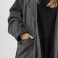 BLACK LABEL ABRIGO LARGO DE LANA 328 12 04