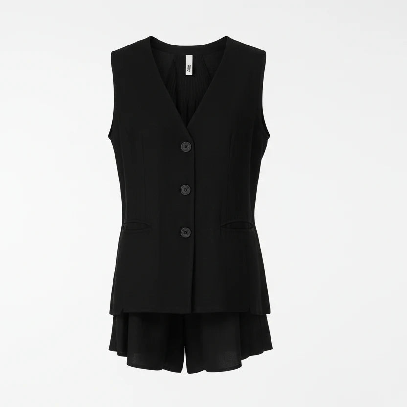 WENDY TRENDY CHALECO CON BOTONES 250006