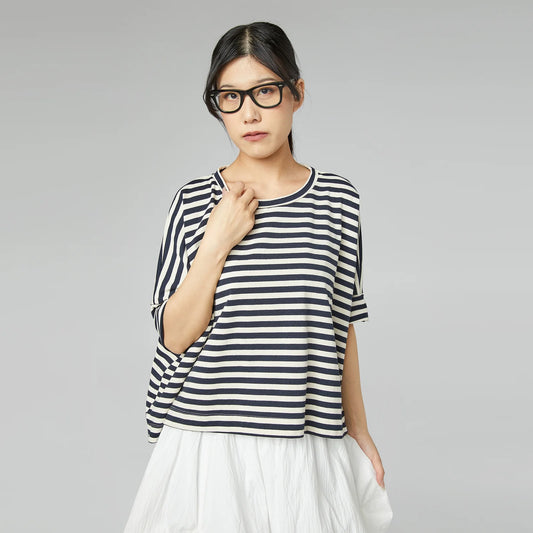 WENDY TRENDY CAMISETA SUELTA RAYADA 219126