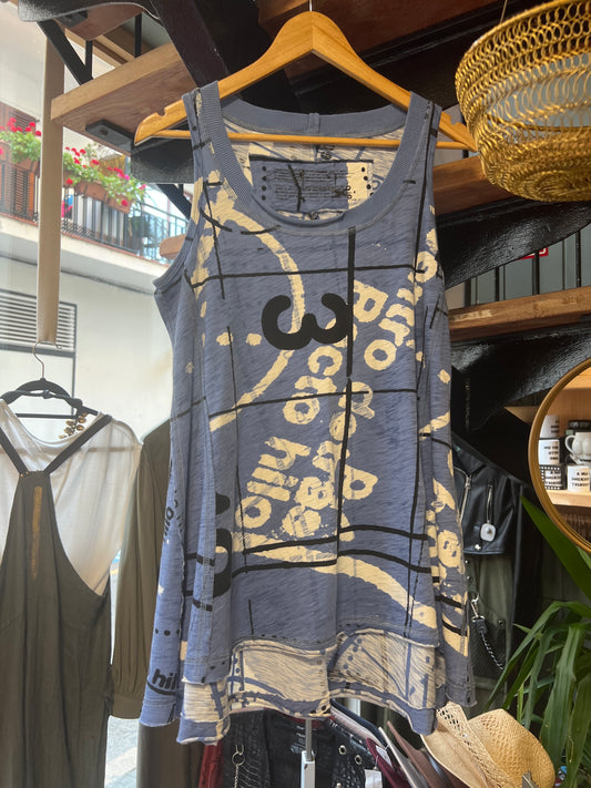 BLACK LABEL CAMISETA ESTAMPADA SIN MANGAS 122 364 08 14