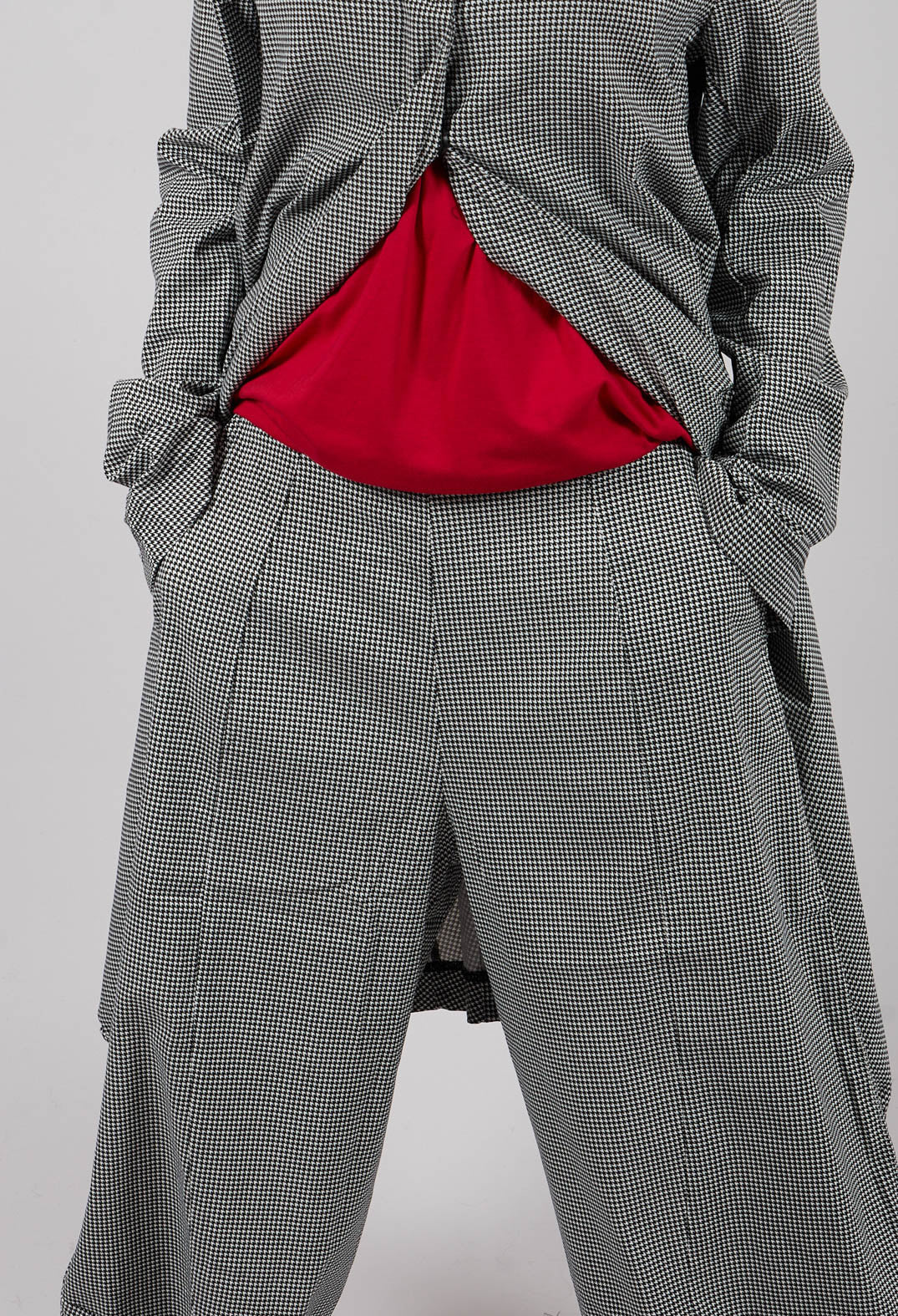 BLACK LABEL PANTALONES ANCHOS A CUADROS 344 01 30