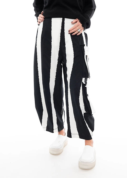 BLACK LABEL PANTALON ESTAMPADO RAYAS 339 01 11