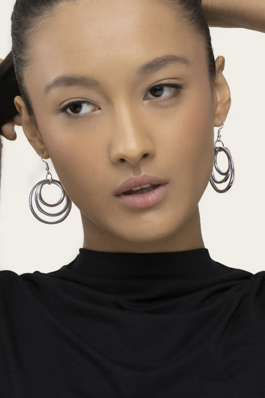 VESTOPAZZO PENDIENTES TRES AROS AL17172