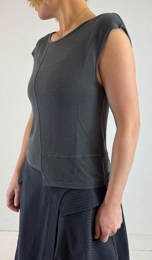 LURDES BERGADA CAMISETA SIN MANGAS IRREGULAR U25 741