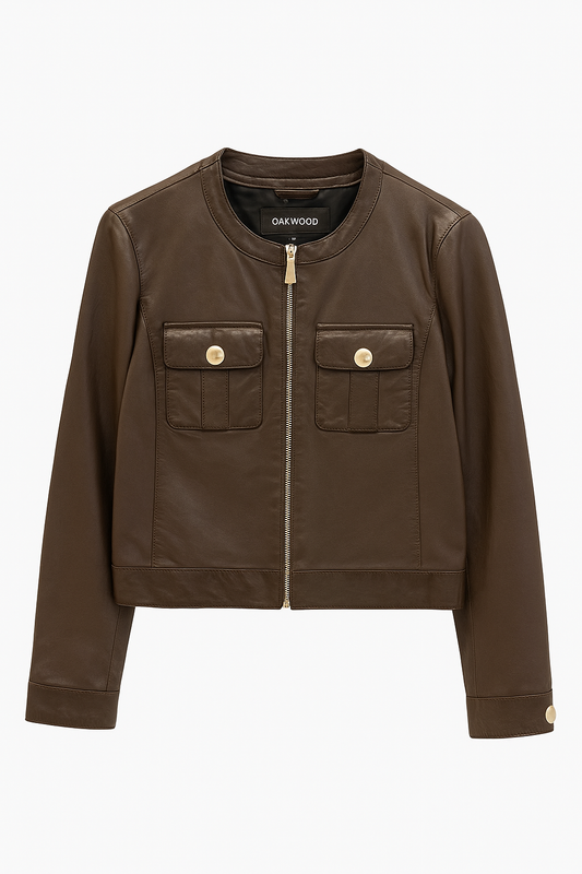 OAKWOOD CHAQUETA DE PIEL SUSAN 65161
