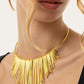 VESTOPAZZO GARGANTILLA FLECOS DORADO DD00047