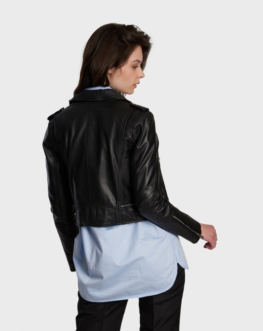 OAKWOOD CHAQUETA DE PIEL YOKO