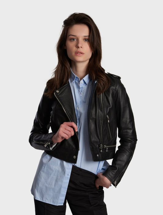 OAKWOOD CHAQUETA DE PIEL YOKO