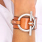 CXC Pulsera Omega cuero