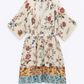 AMELIA KIMONO DE SATÉN ESTAMPADO