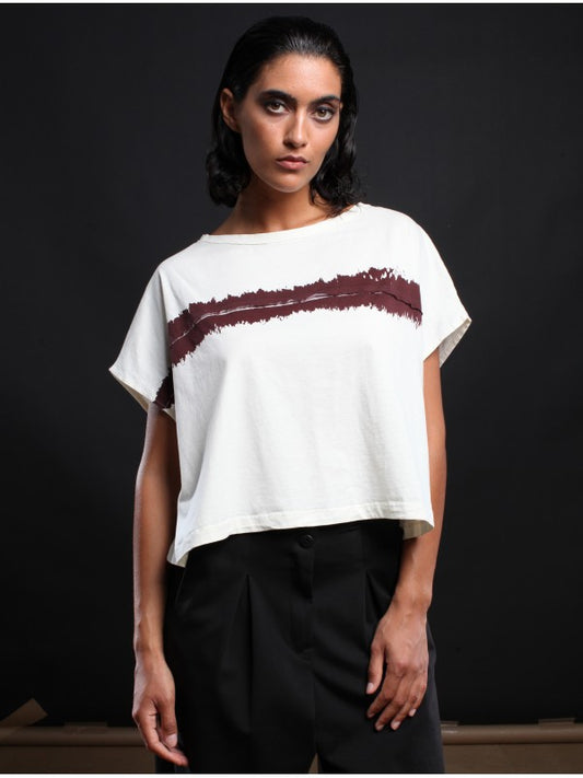 LURDES BERGADA CAMISETA ESTAMPADA M25 701