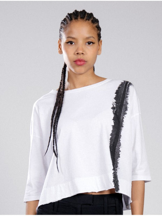 LURDES BERGADA CAMISETA ESTAMPADA M25 702