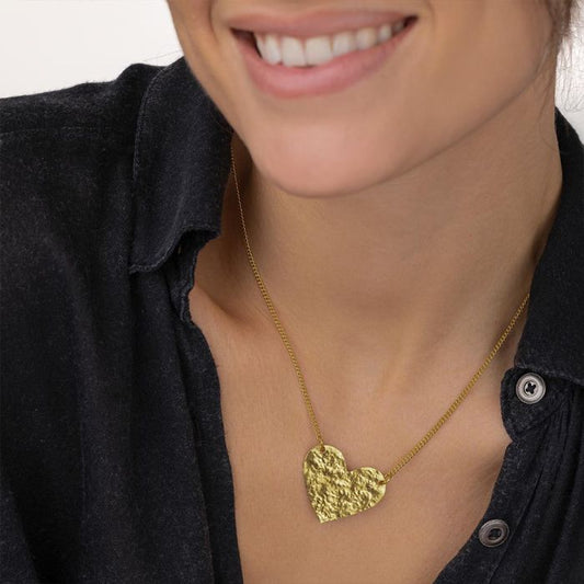 VESTOPAZZO COLLAR CORAZON PLANO DD04040