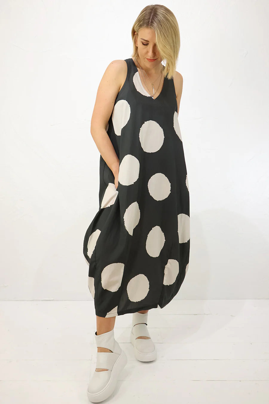 LURDES BERGADA VESTIDO ESTAMPADO LIVIANO U26 380