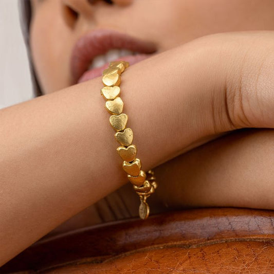 VESTOPAZZO PULSERA CORAZONES ELASTICA DRY4014