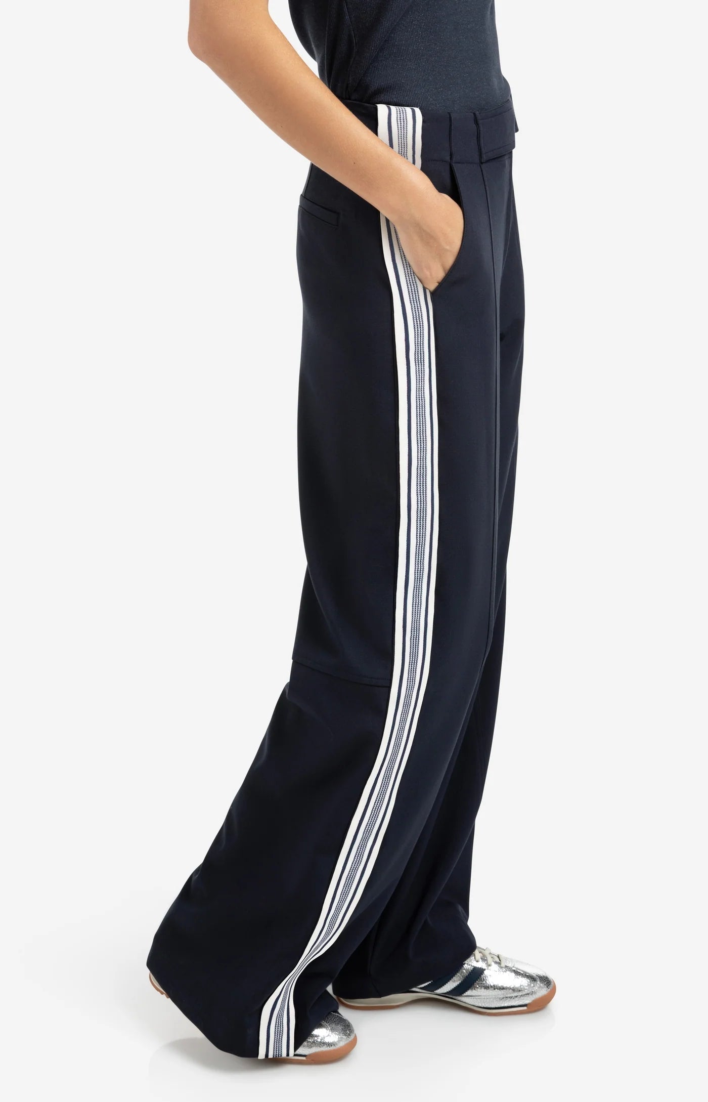 YAYA PANTALON CINTURA ALTA CON RAYAS 01 301215