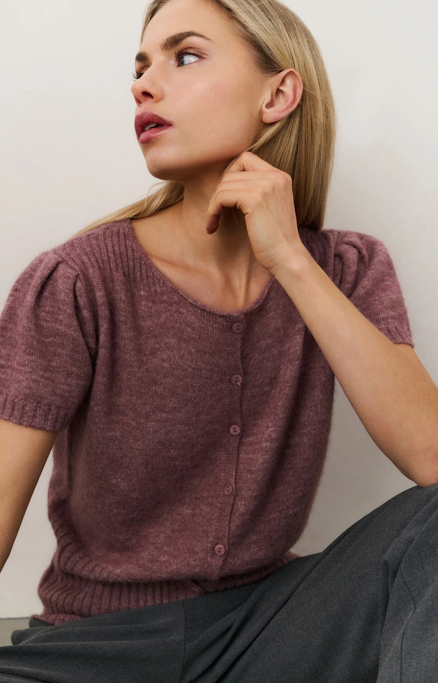 YAYA SACO MANGA CORTA TEJIDO 01 010125