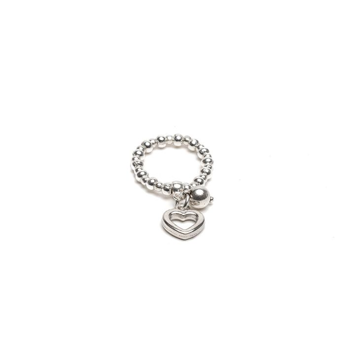 VESTOPAZZO ANILLO CON COLGANTE DE CORAZÓN LO81033