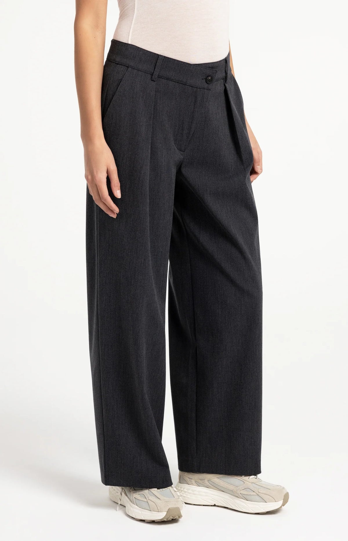 YAYA PANTALÓN WIDE LEG ASIMÉTRICO 01 301286