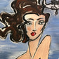 ANDREA TARANTO Arte- Retrato Mujer- 0,24 x 0,18 cm