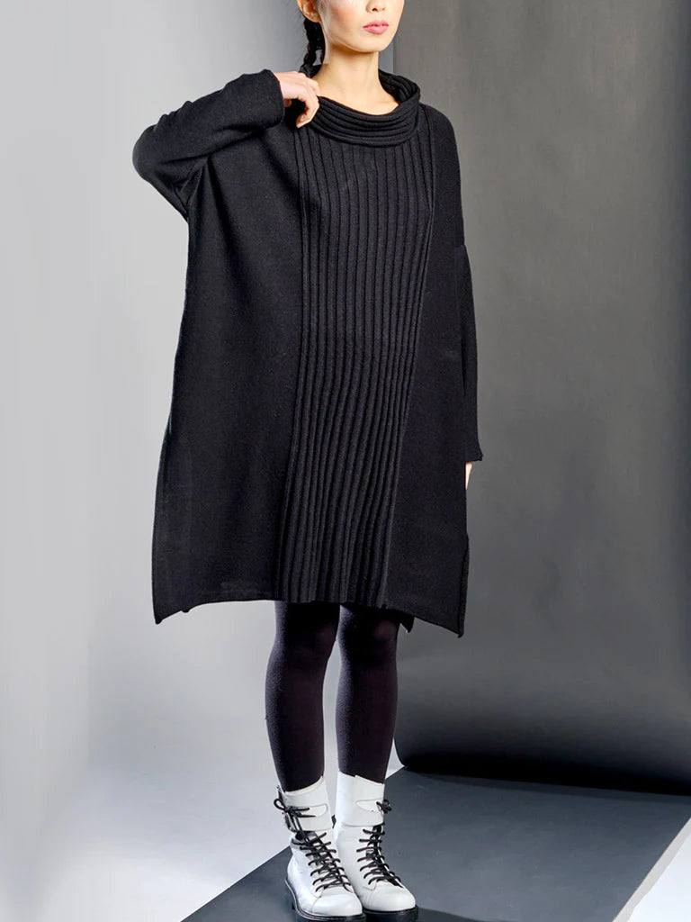 Sweater-oversize negro