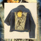 Chaqueta “Geisha” con flor amarilla